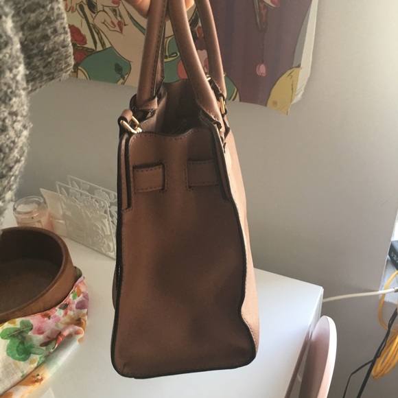 Michael Kors Dillon Nude Satchel Bag - Picture 3 of 7
